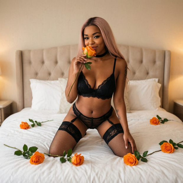 Roses and lace have 