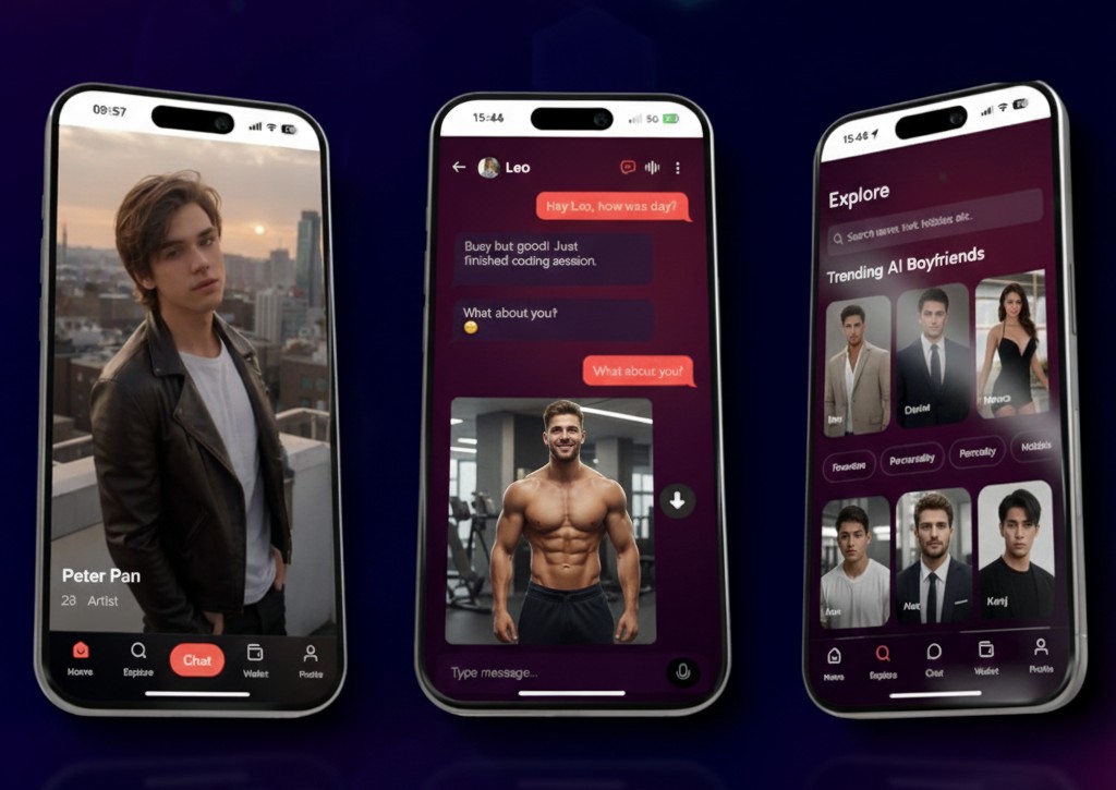 AI Boyfriends Chat header