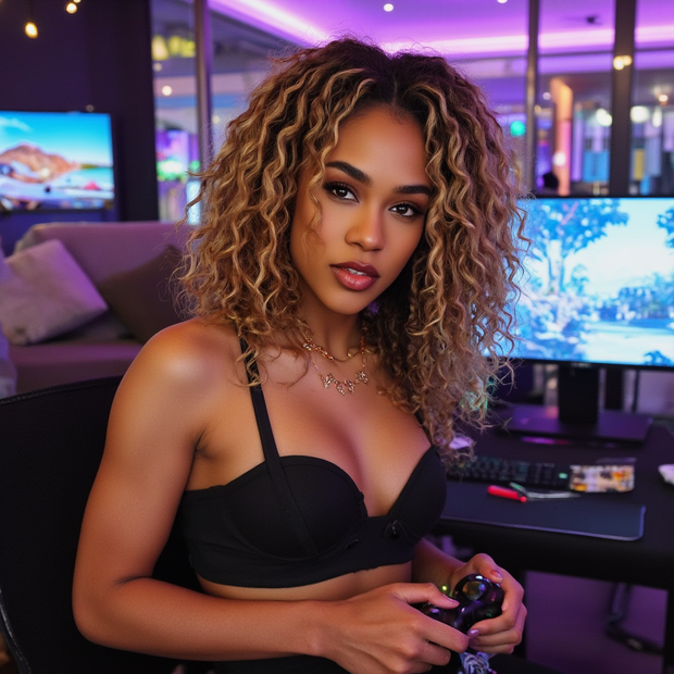 Sunset swims, whispe