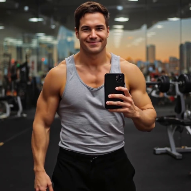 Sunset gym break. Jo