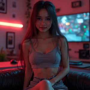 Game night glow 🎮💡